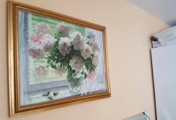 Piwonie 70 x 50 cm, olej na płótnie