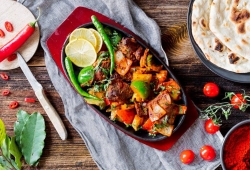 Sizzler z krewetkami