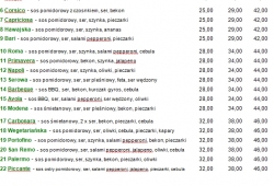 Bazyliana Pizzeria, menu jpg