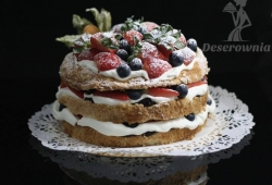 Owocowy torcik bezglutenowy