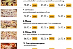 Podwójny ser w standardzie. Minimalne zamówienie 25 zł. Koszt dostawy: 1zł/km.