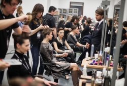 Kilka zdjęć z backstage'u do pokazu Kolekcji Olimpijskiej w Soczi