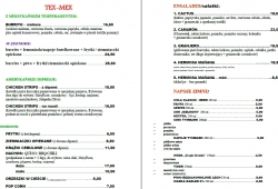 Quesadillas Club, menu dostawy na telefon cz.2