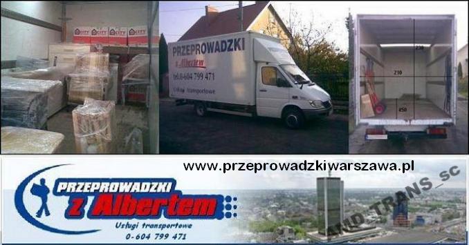 PRZEPROWADZKI z Albertem PRZEPROWADZKI z Albertem